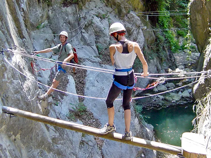 Via ferrata des Canyons de la Vésubie