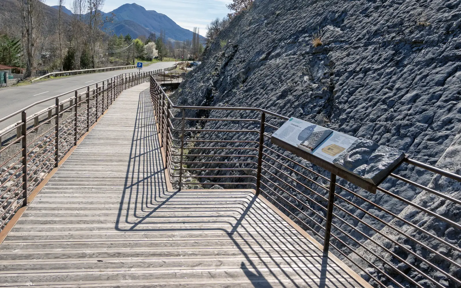 Signalétique d’interprétation de la Dalle aux Ammonites