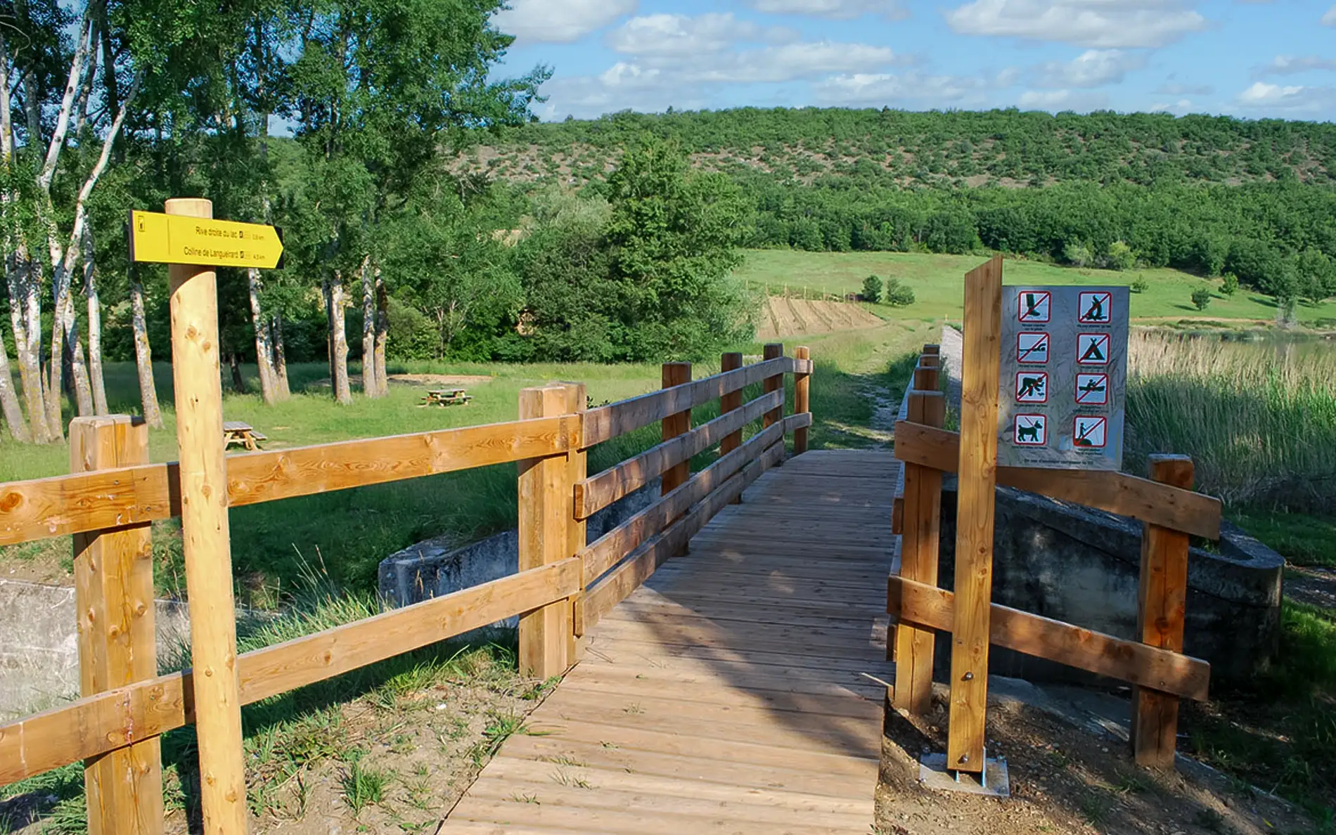 Valorisation touristique du lac de Mison — vue 1