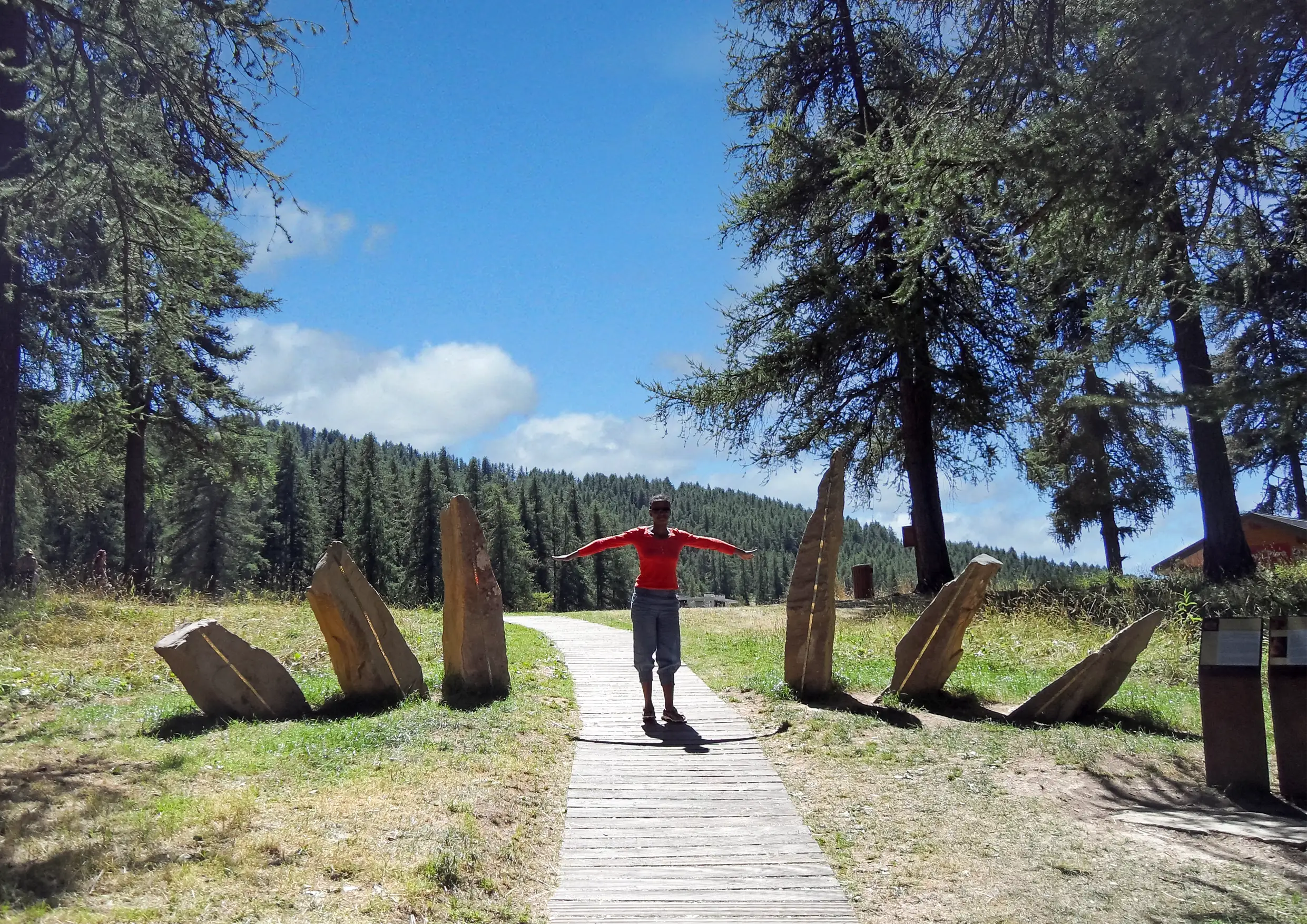 Sentier planétaire de Valberg — vue 1