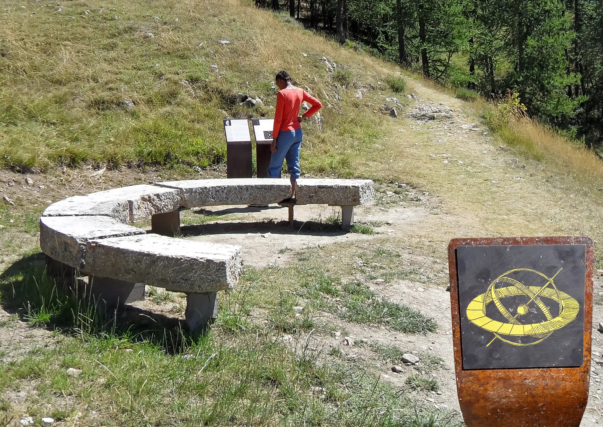 Sentier planétaire de Valberg — vue 4